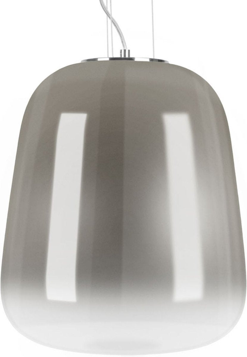 Leitmotiv Hanglamp Cone - Smokey Schaduw - Ø33x38,5cm - Modern - Hanglampen Eetkamer, Slaapkamer, Woonkamer
