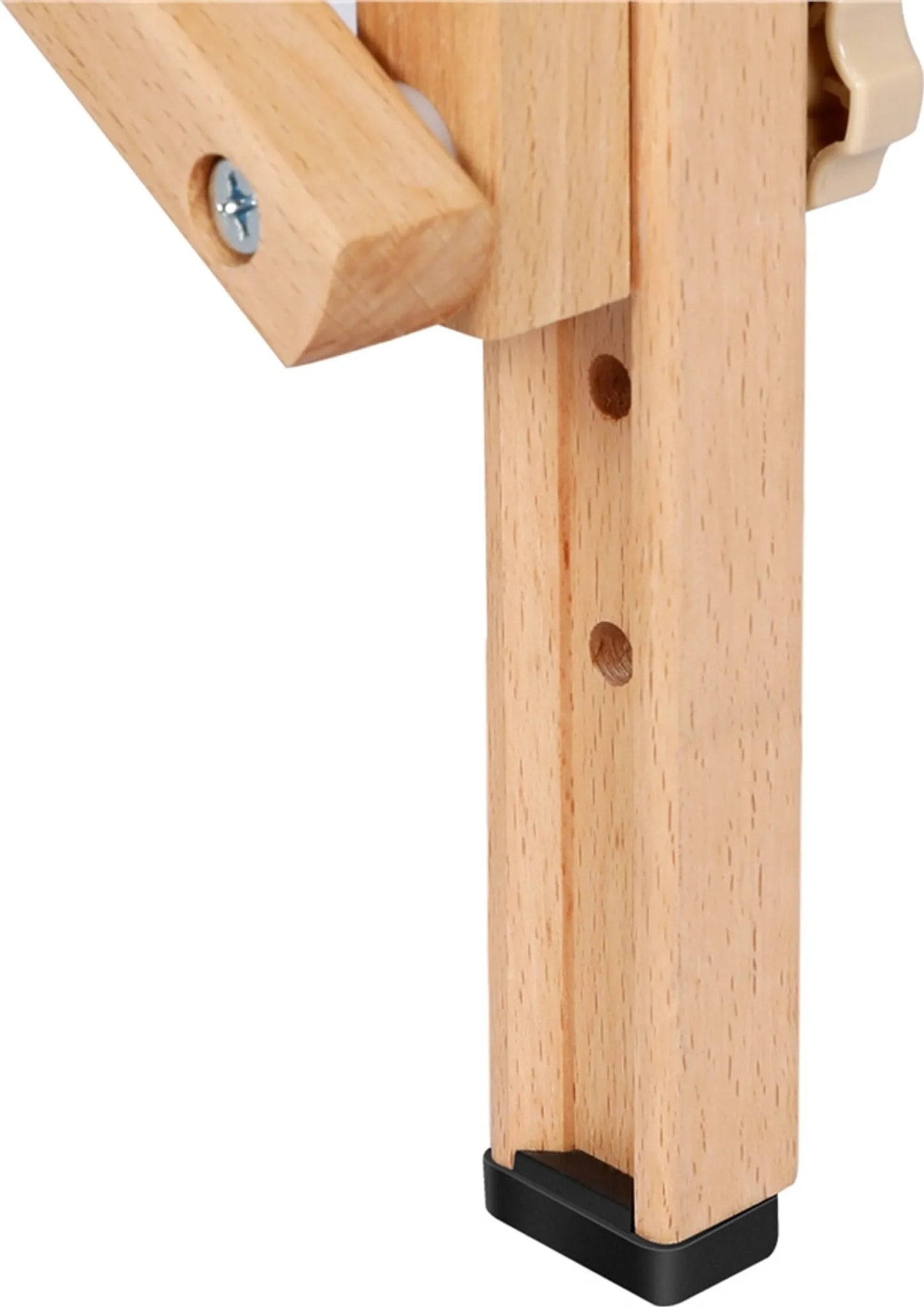 Yaheetech Massagetafel Opvouwbaar – 213 x 82 x 64-85,5 cm – Voorzien Van Beukenhouten Poten En Verstelbare Hoofdsteun En Draagtasfunctie – Voor Schoonheidssalon En Massagestudio – Crème Kunstleer En Hout