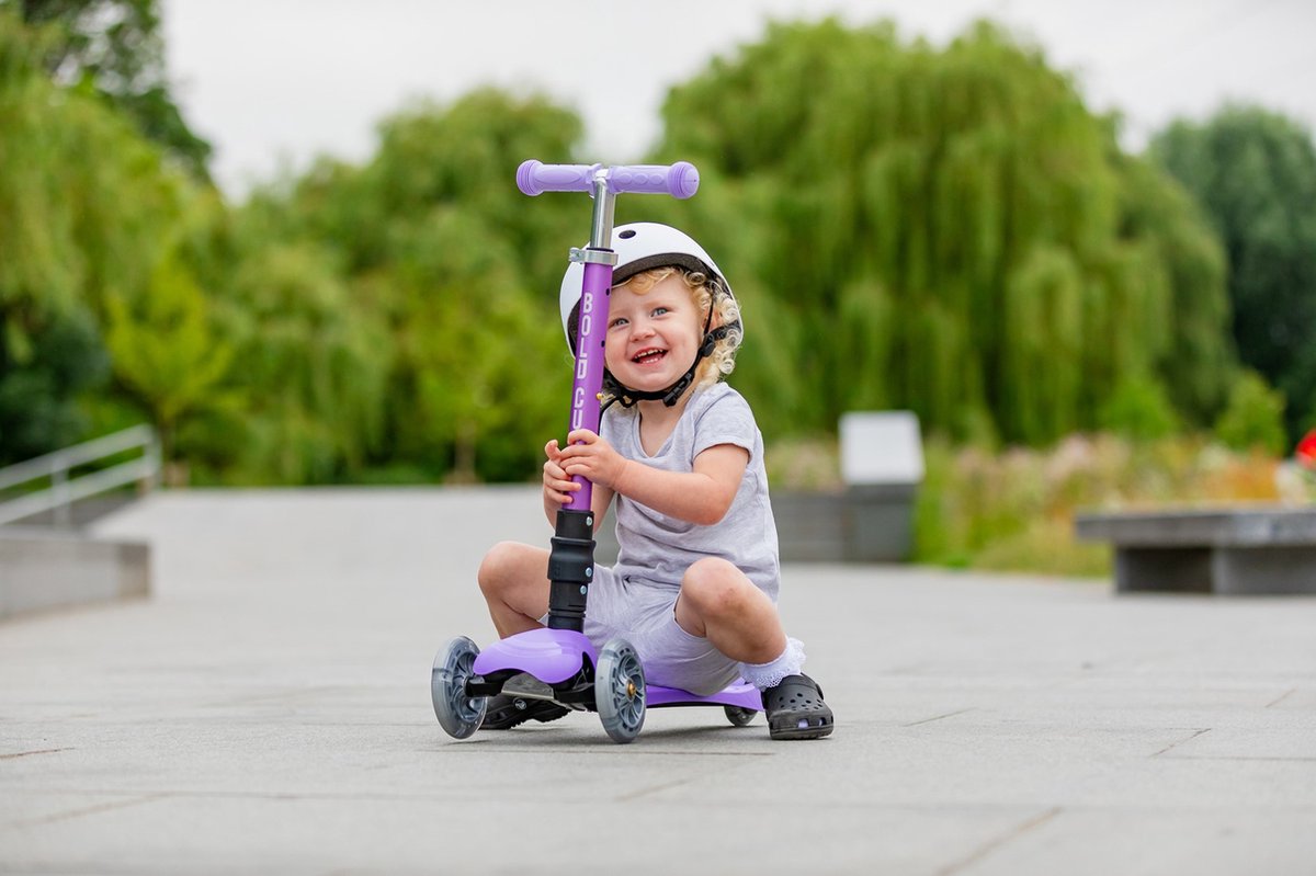 Boldcube Kinderstep Met 3 Wielen - Eenhoorn Paars - 2-8 Jaar Oud