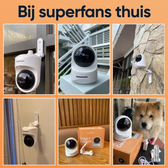 1080P Huisdiercamera met App - 360° Honden Camera - Hondencamera - Huisdier / Pet Cam - Voor Hond / Dog / Kat / Huisdieren