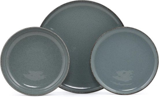 Asir - Dinerset (18-delig) - Blauw - 27 x 27 x 2,5