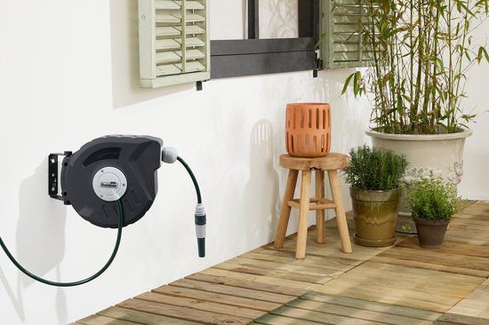 909 Outdoor Tuinslag met Haspel - 10 meter - Oprolsysteem
