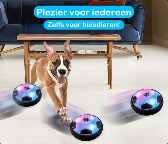 Tech Essentials® Hover Bal - Led Verlichting - 18 cm | Smart Ball Soccer Bot - Zwevende Air Voetbal - Spel - Zacht - Voor Binnen - Kinderen