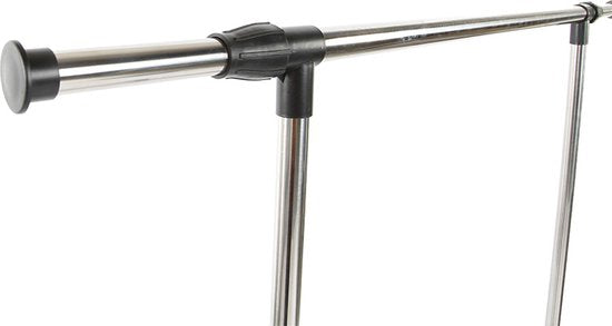 Practo Home - Kledingrek - 75 x 42 x 150 cm - met wielen
