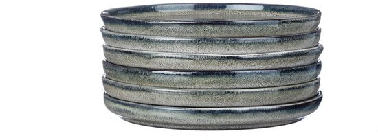 bord ZEN Ø17cm - 6 stuks - Naturel