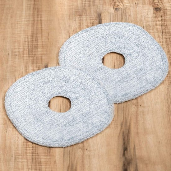 Livington Clean Water Spin Mop microvezelpads 2 stuks - Mopvervangingspads voor de Livington Clean Water Spin Mop vloermop - voor alle vloeren - vervangende mopkop - accessoires
