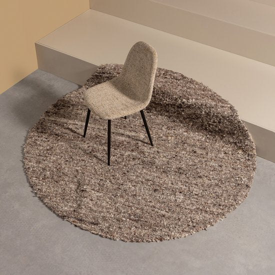 eetkamerstoel Marije - Chenille - Naturel - Set van 4