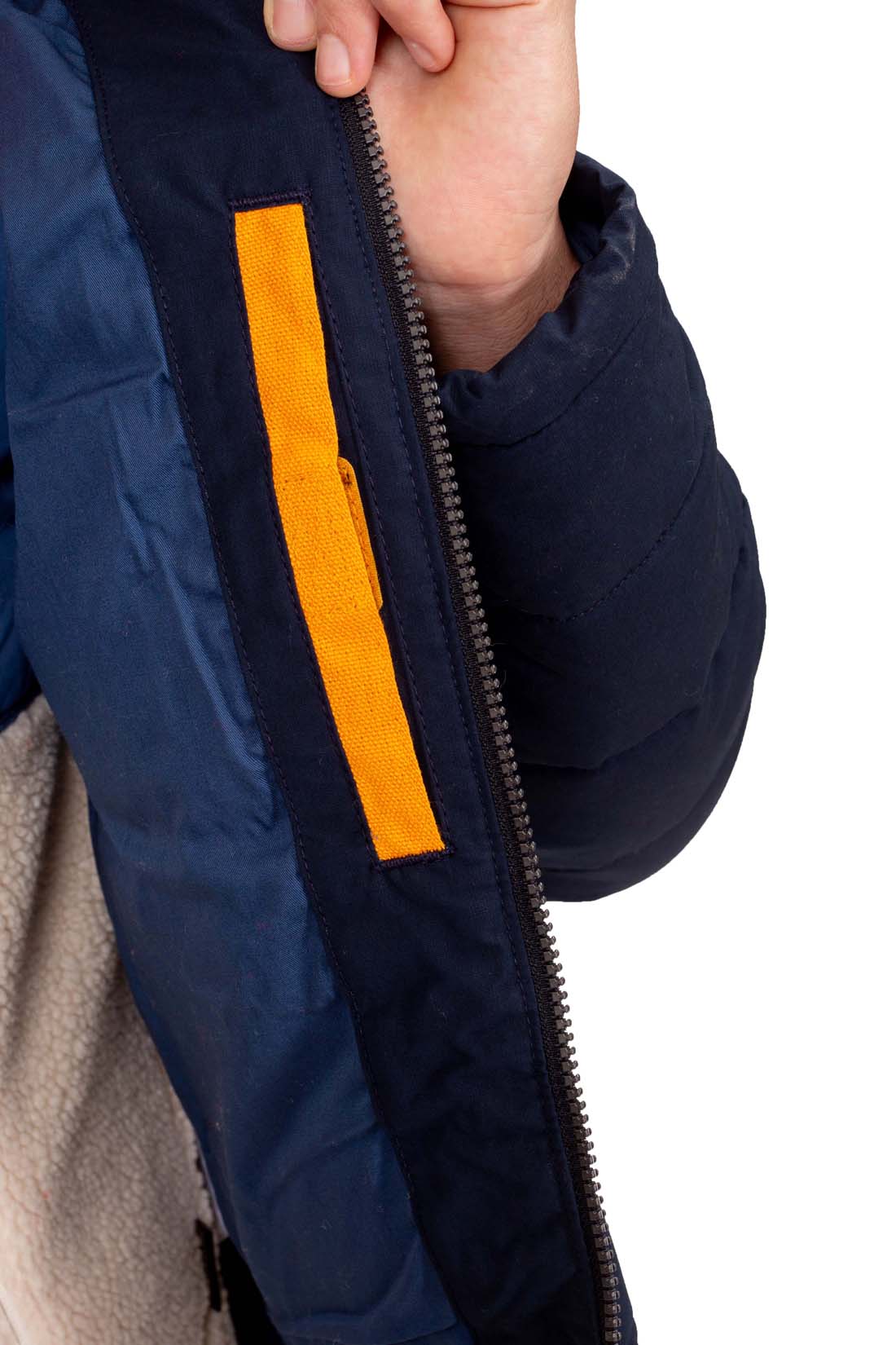 Timberland South Twin Jas - Navy Blauw - Met Logo Patch - Maat 3XL