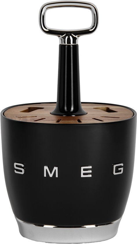 Smeg - Bestekhouder - Zwart - Geschikt voor 6 personen
