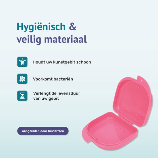 Alyze Gebits- en beugelbakje - roze