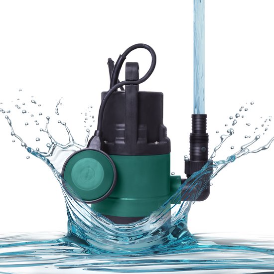 VONROC Dompelpomp/Waterpomp 300W – 6500l/h – Voor schoon en licht vervuild water – Met vlotter