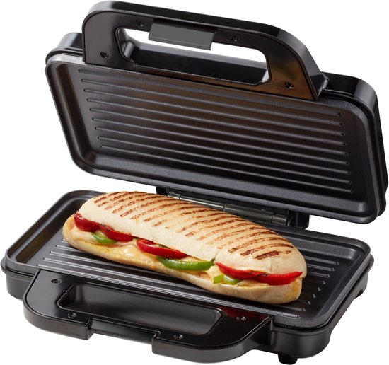 Tomado TGP2002S Tosti Apparaat voor 2 Tosti's - Grill IJzer - Panini - PFAS vrij - 1000 watt - RVS