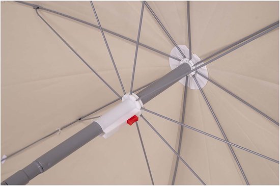 Bo-Camp - Parasol - Met knikarm - Ø 200 cm - Sand