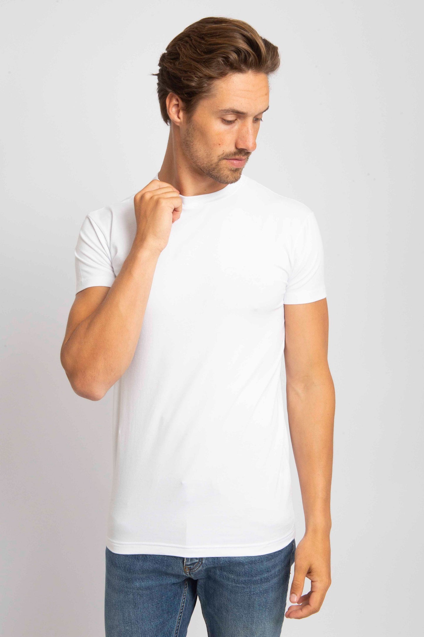 Alan Red - 4x T-Shirt - Heren - Derby White - Maat M