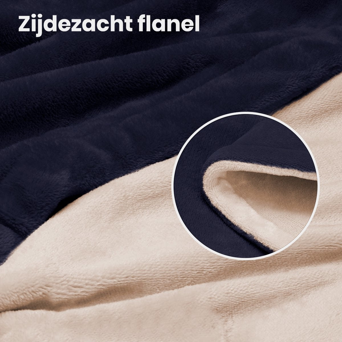 Auronic Elektrische Warmtedeken – 3 standen & 3u timer – 160 x 120 cm – Nachtblauw