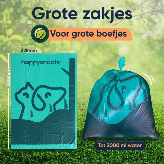 Biologisch Hondenpoepzakjes - 225 stuks - Poepzakjes Hond Afbreekbaar - Poop Bags