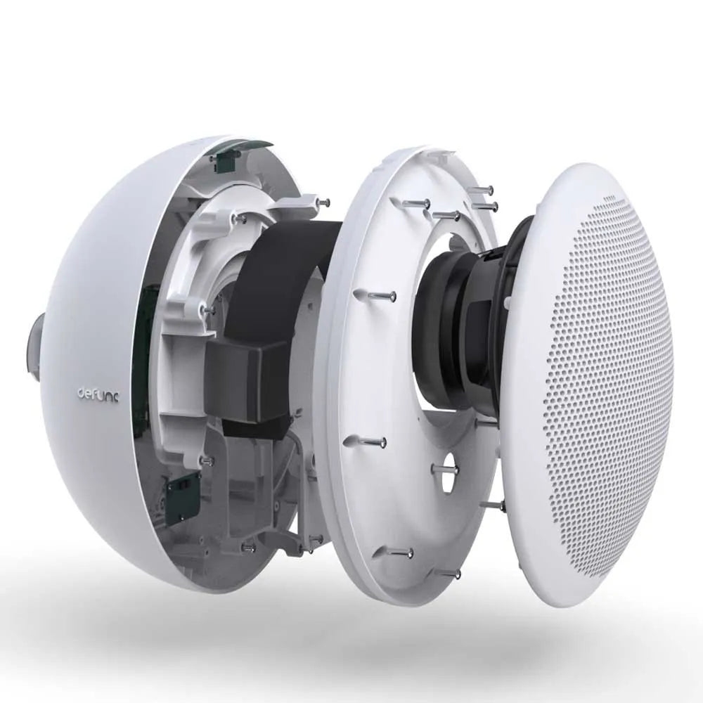 Defunc Wi-Fi & Bluetooth Speaker 300x300x150 mm Wit – Multiroom Designspeaker met Krachtig 100W Geluid