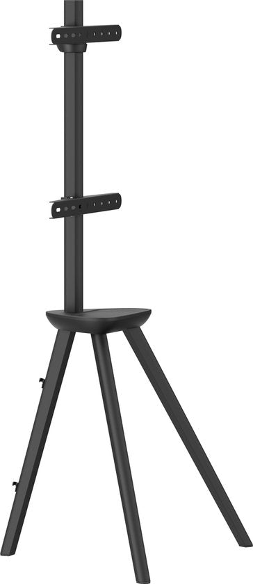 VDD TV Standaard met Anti-Slip Voeten & Schildersezel - Zwart - Tot 65 inch