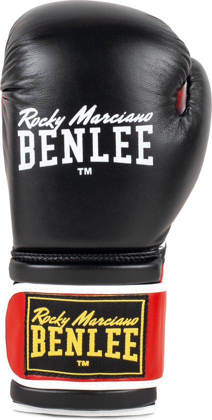 Benlee Sugar Deluxe Vechtsporthandschoenen Volwassenen - zwart/wit/geel/rood