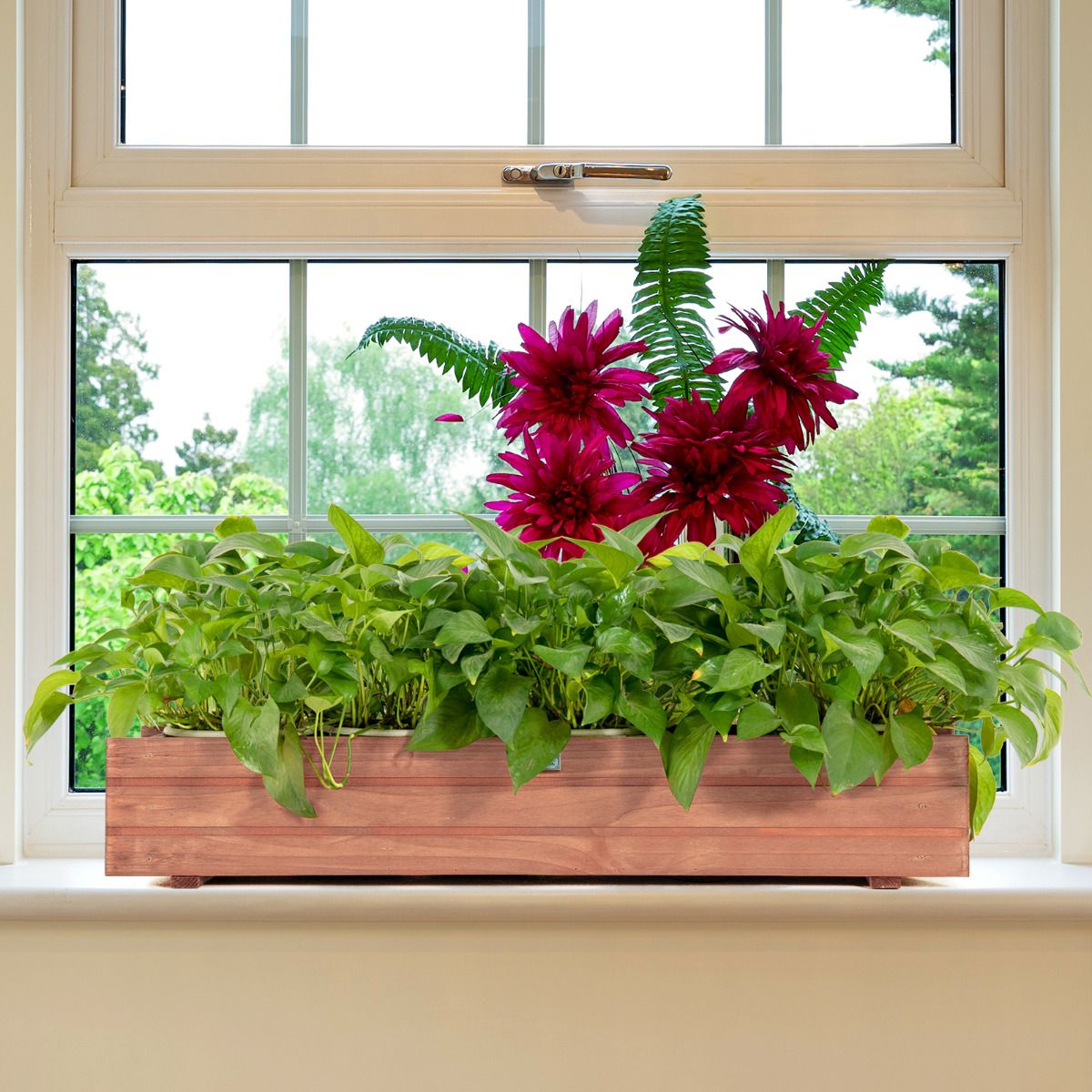 Coast Verhoogd Plantenbed - Dennenhout - 91,5 x 18 x 16 cm - Bruin