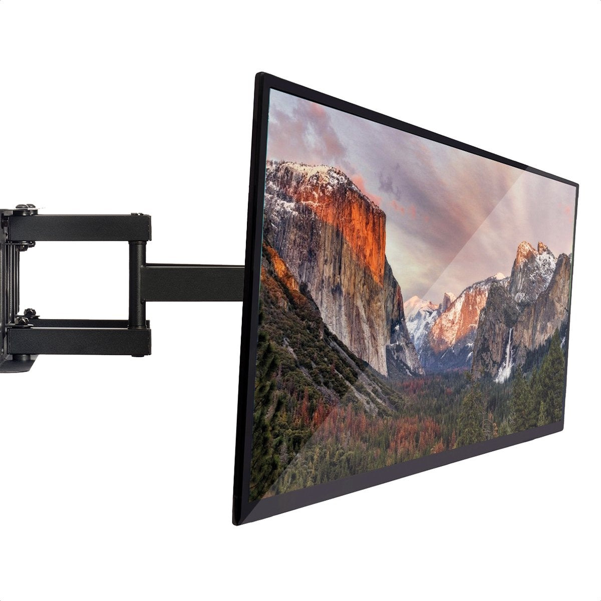 Auronic TV Beugel - Draaibaar en Kantelbaar - 23 tot 60 inch - Tot 45 KG - Zwart