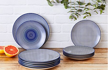 Bjorn Servies Pattern Blue 42 delig