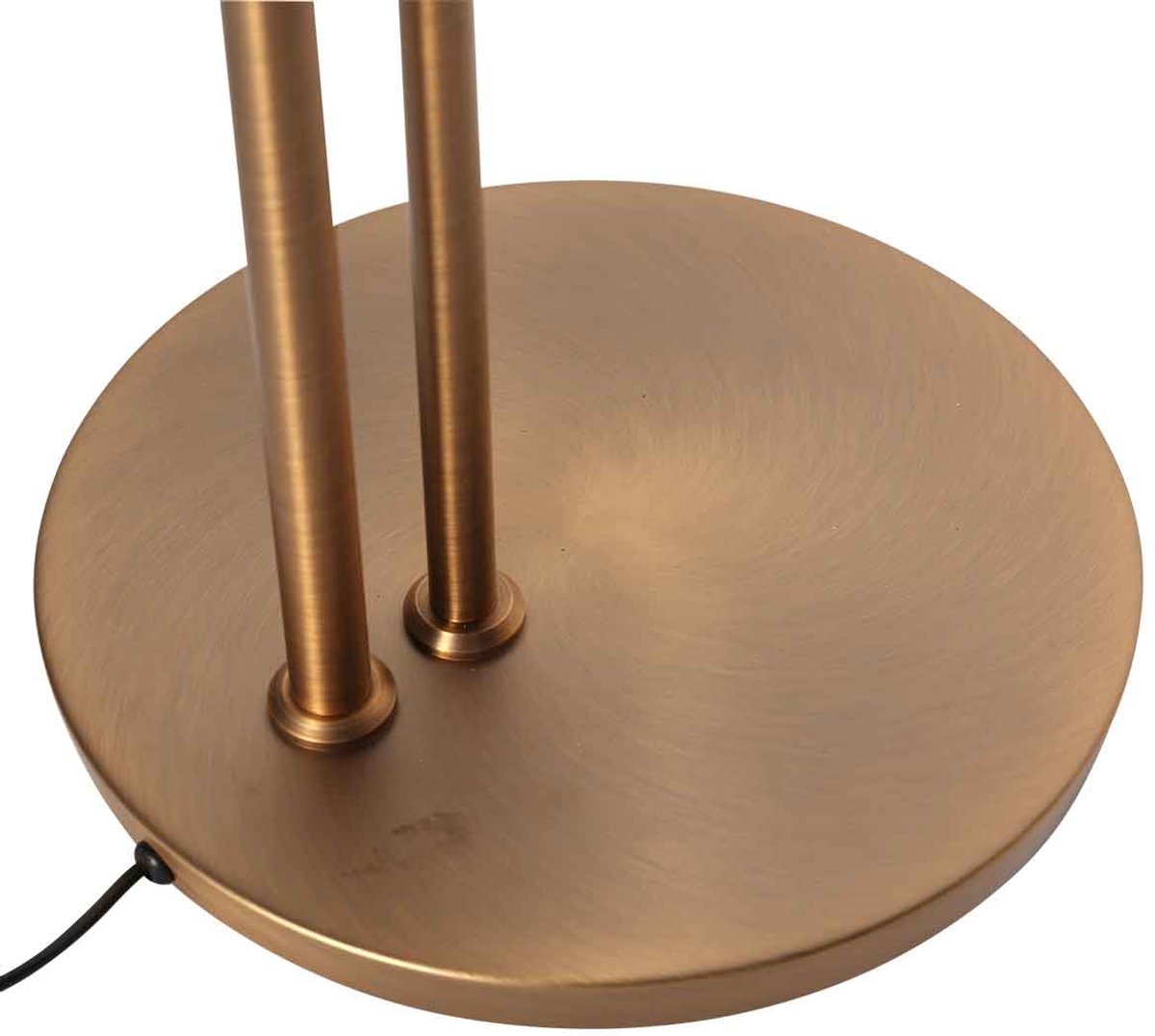 Steinhauer Turound Vloerlamp – Dimbaar Uplight & Leesarm – Stijlvol Brons – Metaal Design