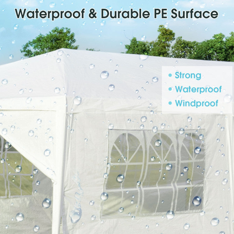 Coast Partytent - Paviljoen - 8 Zijwanden - Waterdicht - 300 x 900 cm - Wit