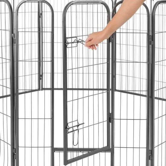tectake 8-hoekige puppyren 100 cm - 402501