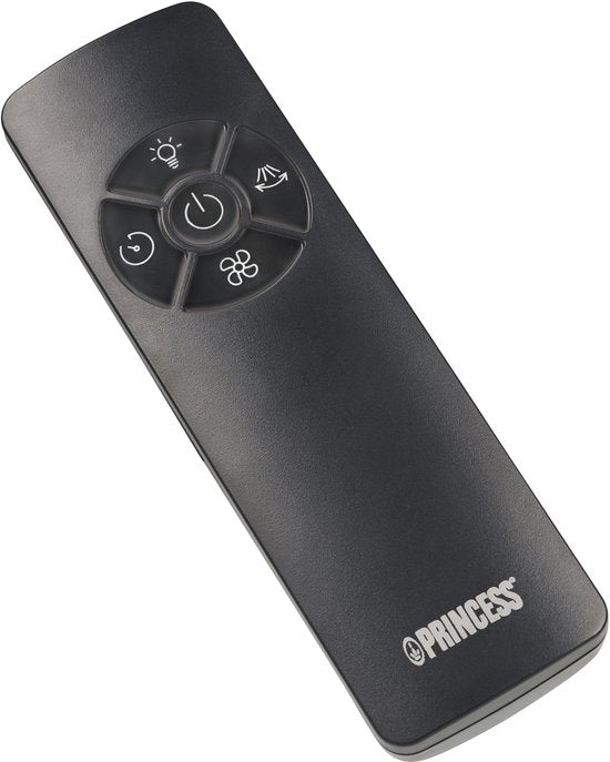 Princess Bladloze Torenventilator - 60 W – Krachtige & Stille Bladeless Fan met Afstandsbediening, Timer & LED‑Display – 75° Oscillatie – 3 Snelheden – 351582