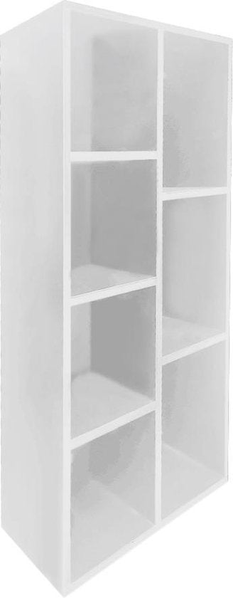 VDD Boekenkast 7 open vakkenkast - wit - 106x50x24 cm