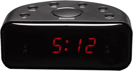 Denver Wekkerradio - Snooze / Slaap Functie - Digitale Wekker - FM Radio - Dual alarmklok - CR430 - Zwart