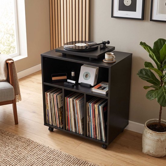 VDD - Kast - Opbergkast - LP Opbergsysteem - LP Kast - Zwart - Verrijdbaar