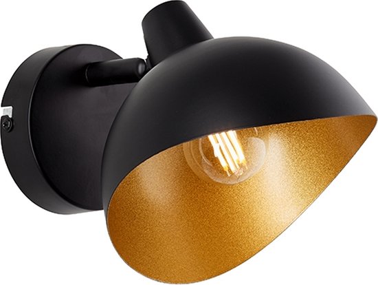 Brilliant LAYTON - Wandspot - Goud;Zwart