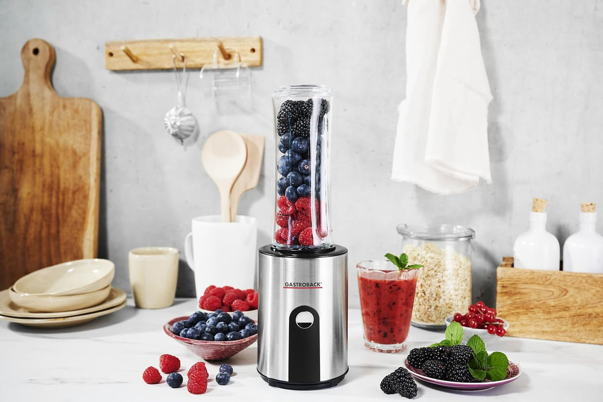 Gastroback 41033 Design Smoothie Maker Mix & Go - 0,6 Liter - 300 W - RVS