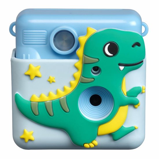 Denver Kindercamera Full HD met Printer - Selfie Camera - 20MP - Digitale Camera Kinderen - Foto - Video - Spelletjes - KPC1363 Blauw