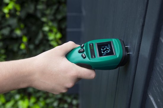 VONROC PRO Vochtmeter – Professioneel gebruik – Accuraat – Hoog contrast LCD met achtergrondverlichting