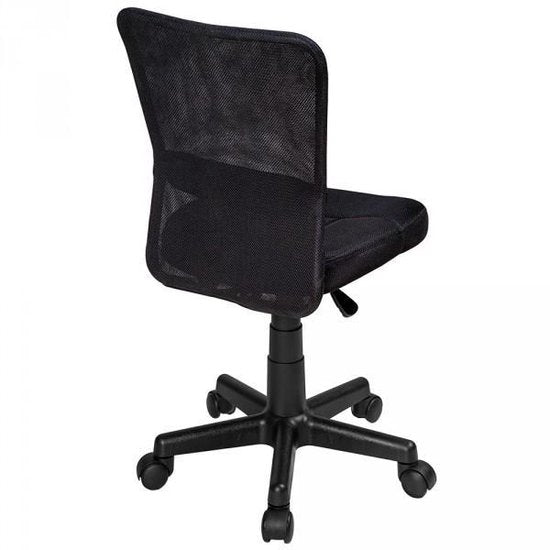tectake® - Bureaustoel kantoor - design zwart