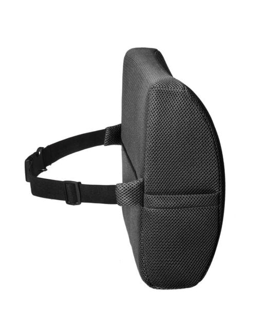 Home & Comfort rugkussen - memoryfoam - Zwart
