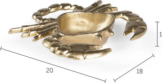 Bold Monkey It's A Crab Schaal - goud