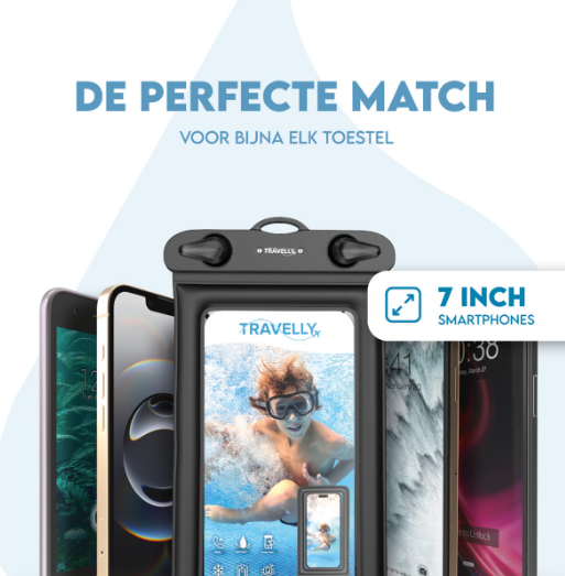 Travelly Waterdichte Telefoonhoesjes - Set van 2
