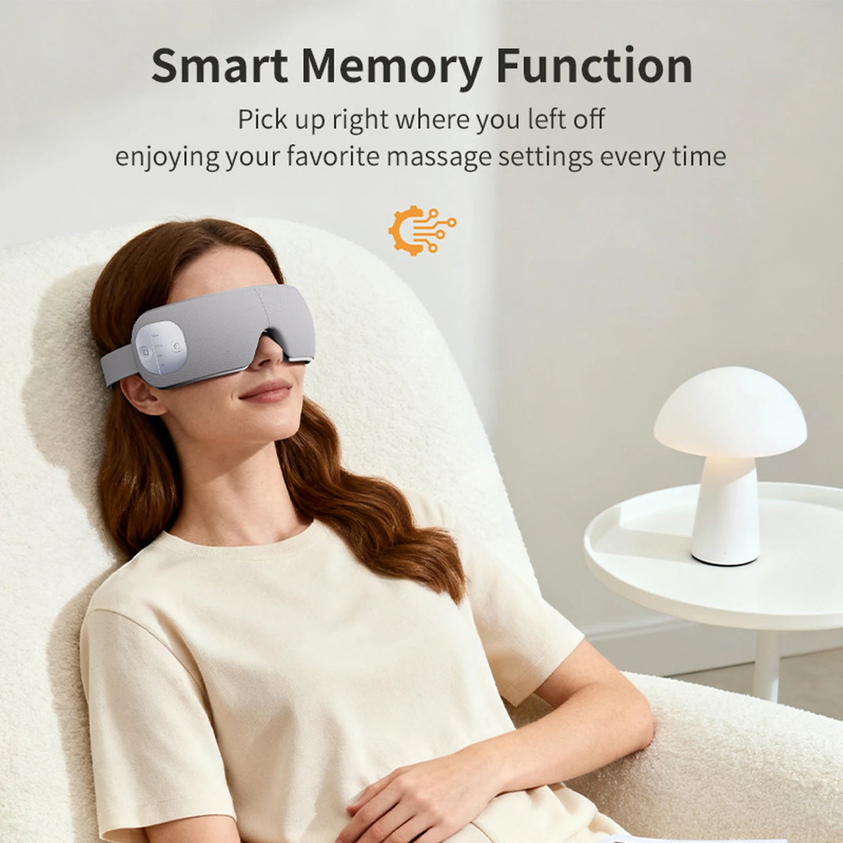 Breo EM005 Oog- en Slaapmasker Massager met Warmte – Luchtcompressie, Tempelmassage, USB-C – Zwart