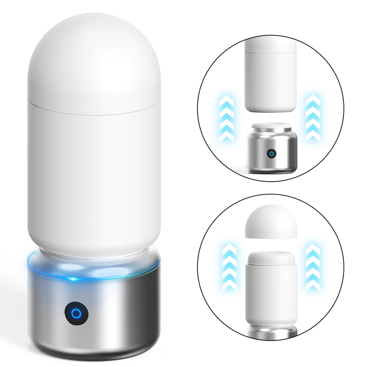 Moistor M006 mannenmassager met 3 standen en 6 vibratiemodi