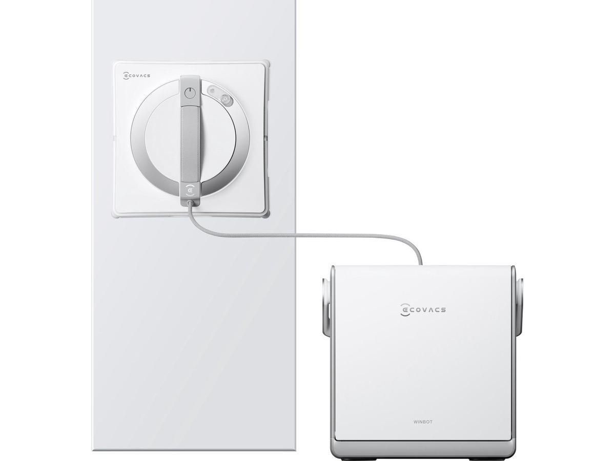Ecovacs Winbot W2 Pro Omni Ruitenreiniger Robot - Geavanceerde Navigatie - Zelfreinigend - Wit