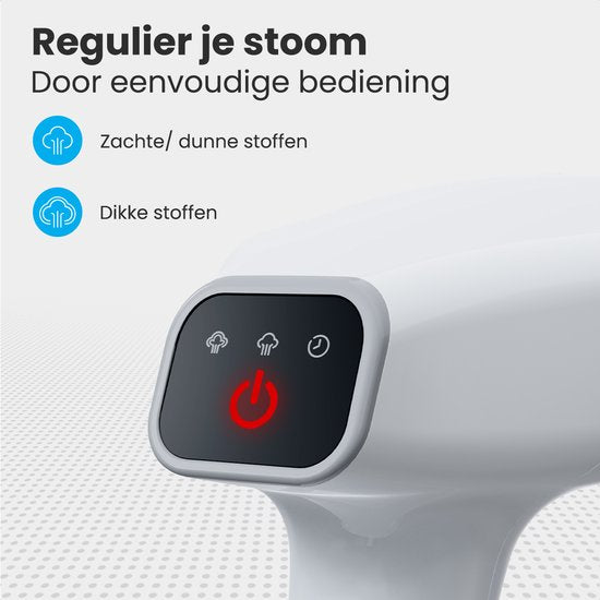 Auronic Kledingstomer - Stoomapparaat - Handstomer voor Kleding en Meubilair - 300ml - Steamer - Wit