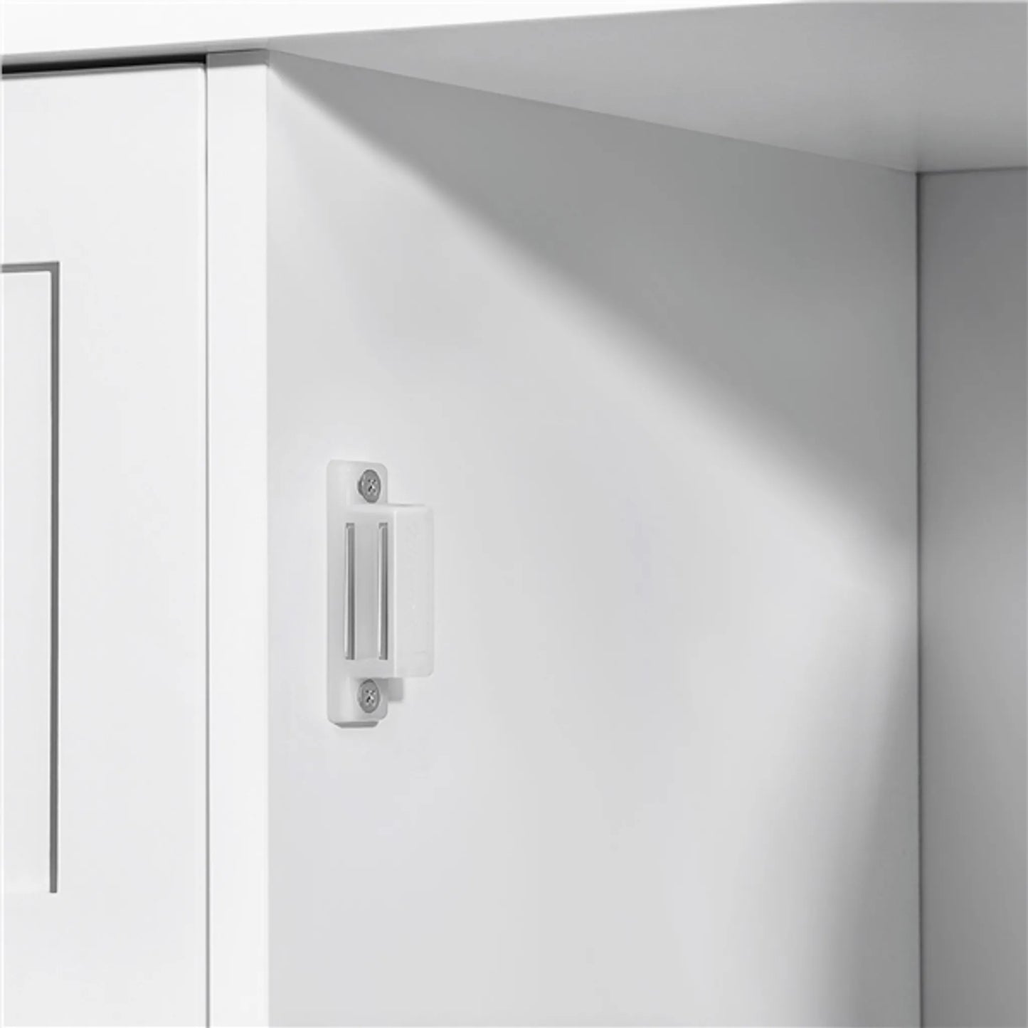 Yaheetech Badkamerkast Wit – Voorzien Van 3 Lades En Kastje Met Verstelbare Plank En Open Opbergvak – Voor Woonkamer En Slaapkamer – Wit Mdf En Metaal – 55,5 x 29,5 x 86,5 cm