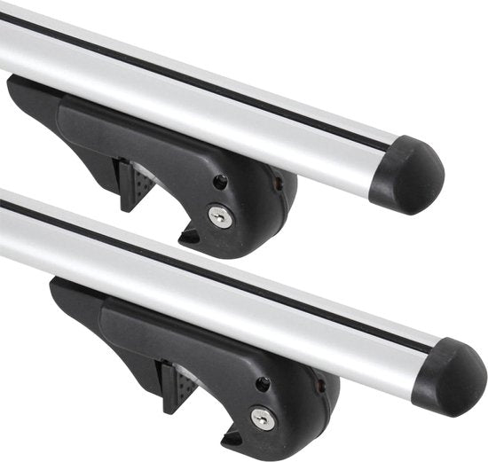 Pro Plus Dakraildrager - Lengte 120 cm - Aluminium - Maximale Belasting 90 kilo - 2 stuks