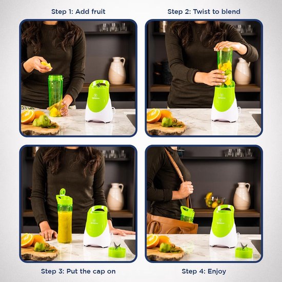 Westinghouse Blender To Go - Smoothiemaker - Groen