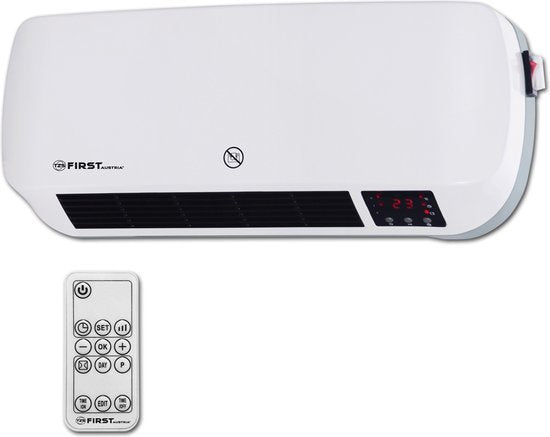 TZS First Austria 5571-3 Keramisch Wandverwarming - Ventilator Kachel - Wit