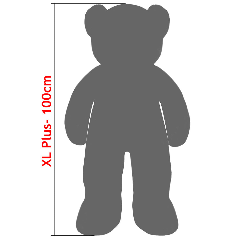 Monzana Pluche - Knuffelbeer - 100cm - Wit